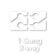 Smart 3-Way Switch - Socket 86 - 1 Gang
