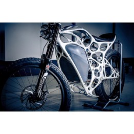 News - 2016052303 - This freaky electric motorbike was 3D printed with metal powder