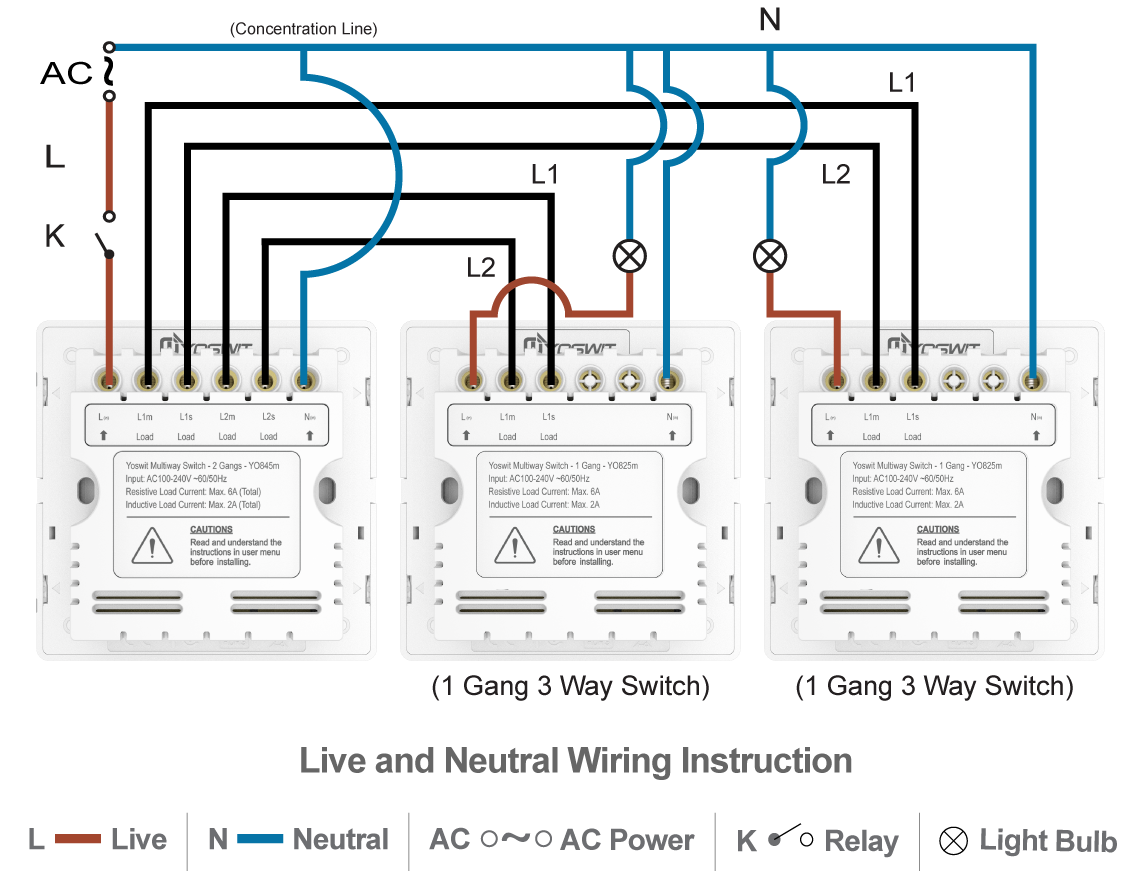 Three Gang Light Switch Wiring Diagram Home Wiring Diagram