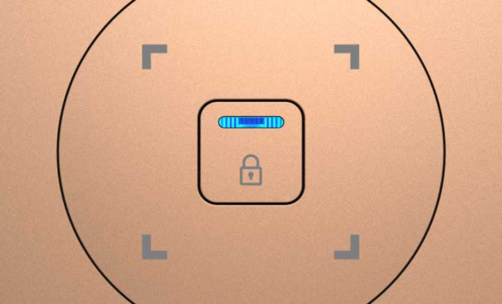 Stop & Lock Button
