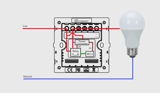 2 Wire Light Fixture Wiring Diagram from www.yoswit.com